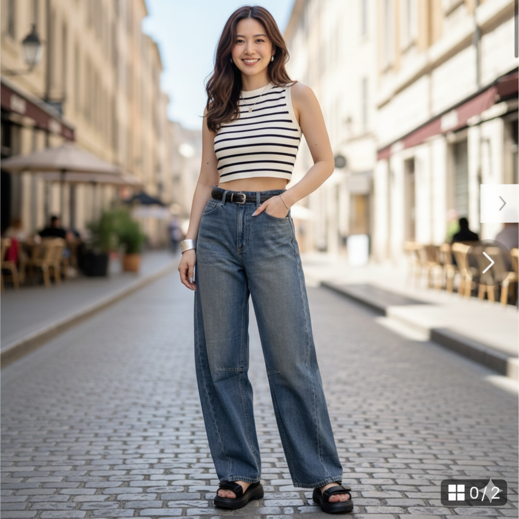 GU バレルレッグジーンズが1000万本突破、2025年春夏の人気色とおすすめコーデ