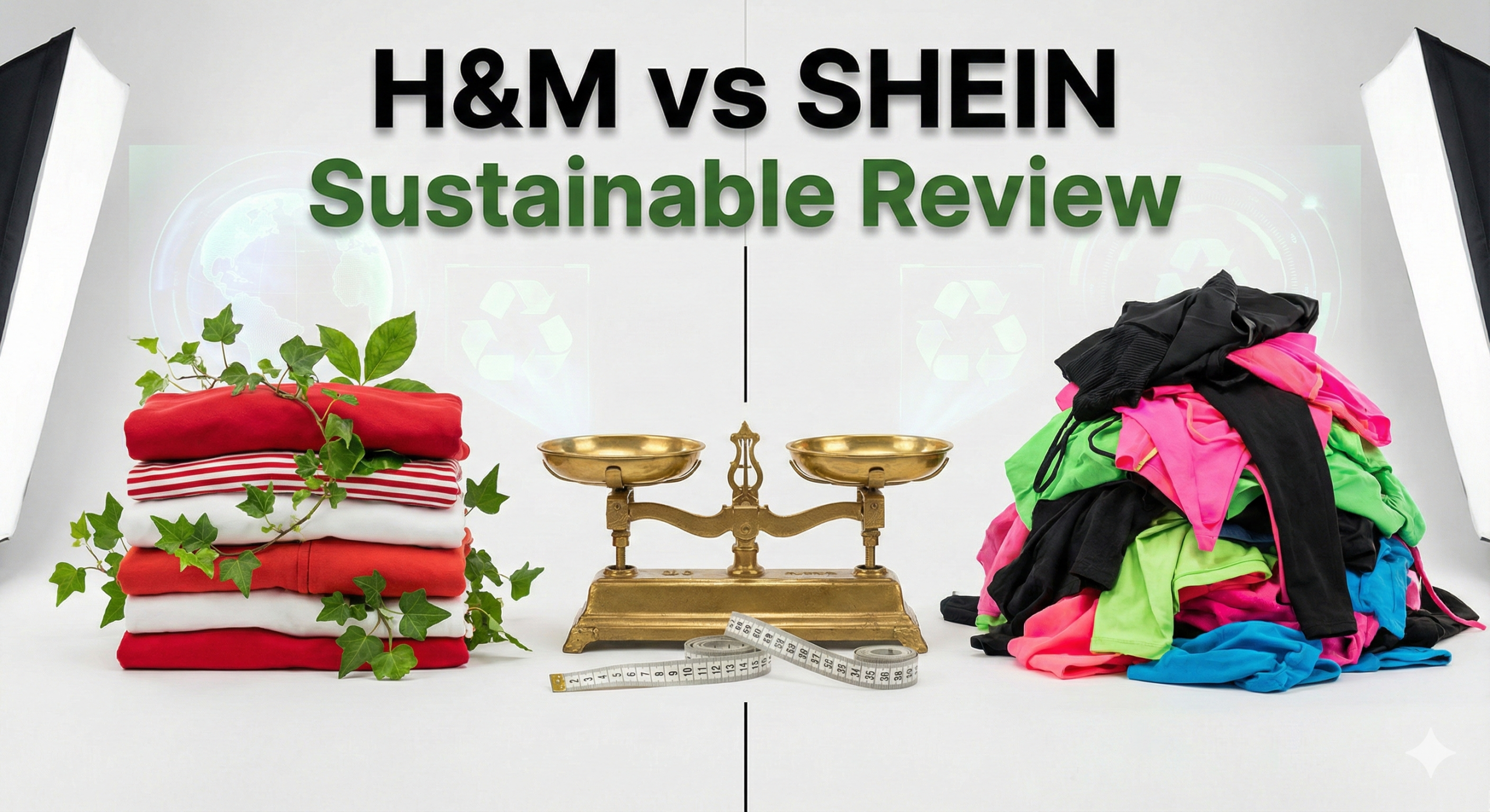 サステナブルファッションでH&MとSHEINを徹底比較!環境対策と労働環境の実態