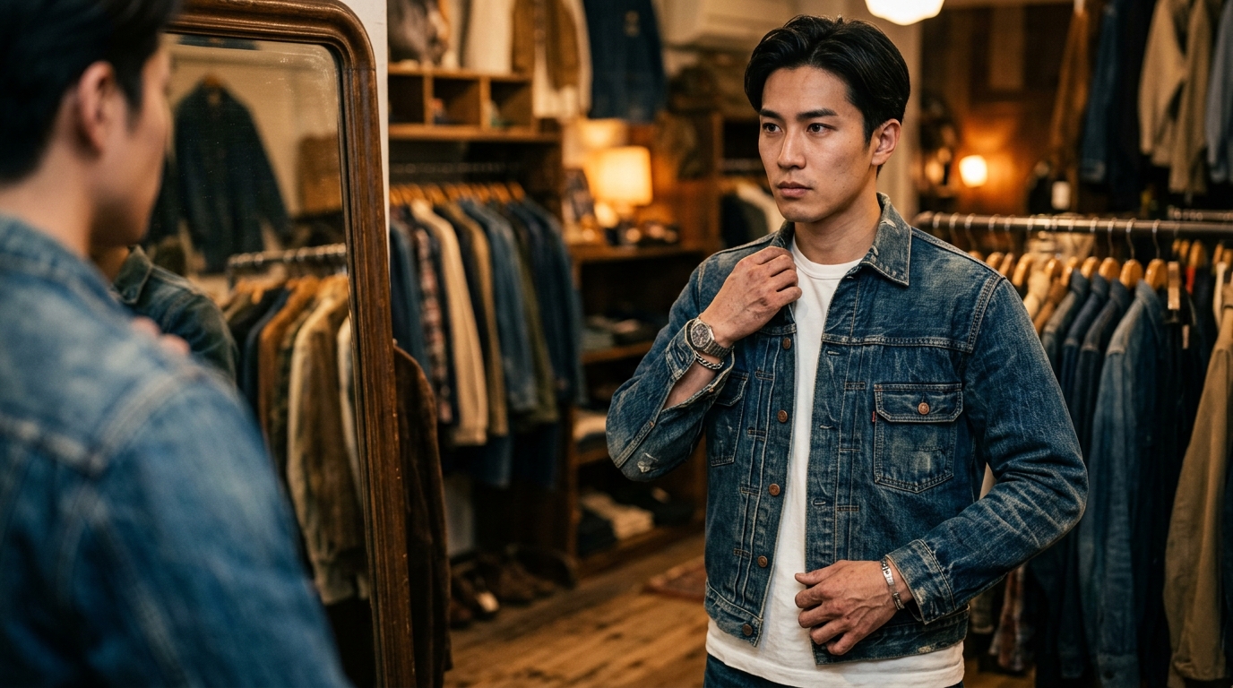 ヴィンテージGジャンの選び方｜古着のサイズ感と着こなしを徹底解説