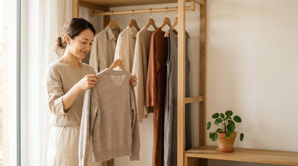 クローゼット断捨離の極意 サステナブルに服を減らすミニマリスト思考