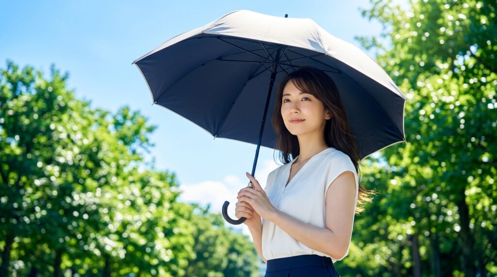 日傘のUVカットと遮光率の違いは?後悔しない選び方8ポイント